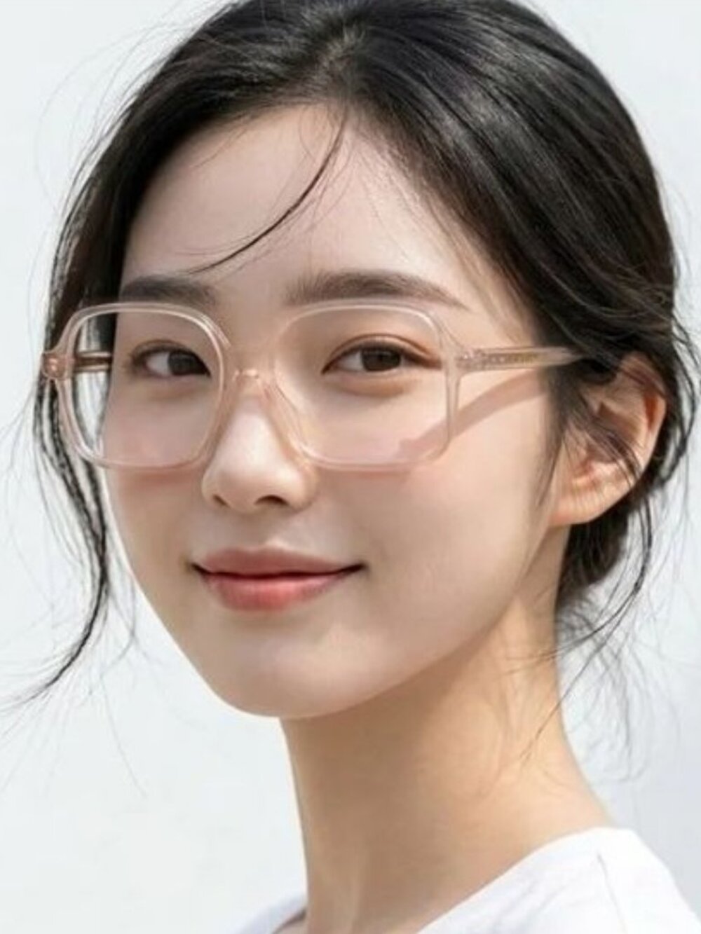 Celine CL50126I 074 Eyeglasses Gloss Pink 57mm Square Frame